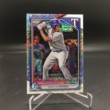Braylin Morel 2024 Bowman Draft Chrome Sparkles BDC-169 #/200 Texas Rangers