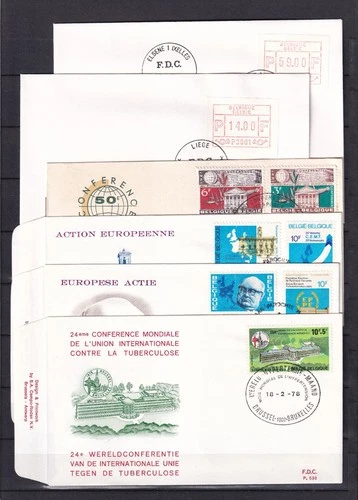 [LG78788] Belgium Nice Lot FDC First Day Cover UNG