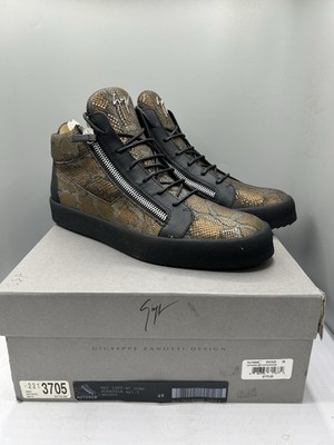 GIUSEPPE ZANOTTI Maylondon Kuradela Mid Top Bronze Sneakers US Sz 15