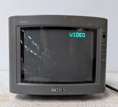 SONY Trinitron テレビ本体 コンパクト Vintage Sony Trinitron KV-8AD11 ~ 8” Portable Color TV w/ Remote