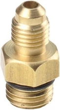 FJC 6018 R134a Coupler to R12 Hose Adapter 14mm x 1.5 x 1/4" Male Flare