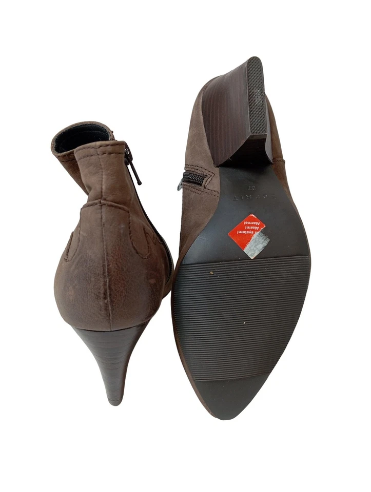 ESPRIT Botas con cremallera Mujeres Botines Talla EU 37 marrón elegante - Imagen 2 de 4