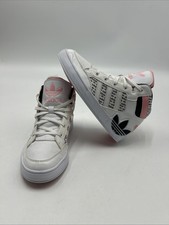 Adidas FV6980 Hardcourt Hi Sneakers Shoes - Size 2 Little Kids Children Pink