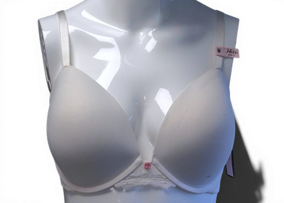 Victoria's Secret Dream Angels Push-up-BH mit Spitzenbesatz, weiß, 34DDD, Markierungen