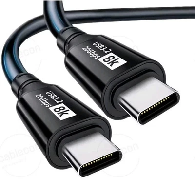 USB-C 3.2 gen2 Ladekabel Datenkabel Typ-C Kabel PD 100W Laptop Schnellladekabel - Bild 1 von 4