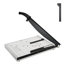 Paper Cutter, Guillotine Trimmer, 18" Cut Length, 15 Sheets Capacity, Heavy Duty