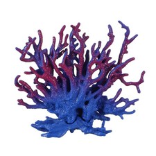 Aquarium Coral Decoration 5.9x2.2x4.7 Inch, (Blue Purple, 1 Pcs)