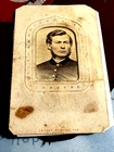 Antique Civil War Soldier Photograph CDV Ross Identified Union Uniform