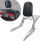 Backrest Sissy Bar Luggage Rack Fit For Honda Shadow VT600C VLX600 1999-2007
