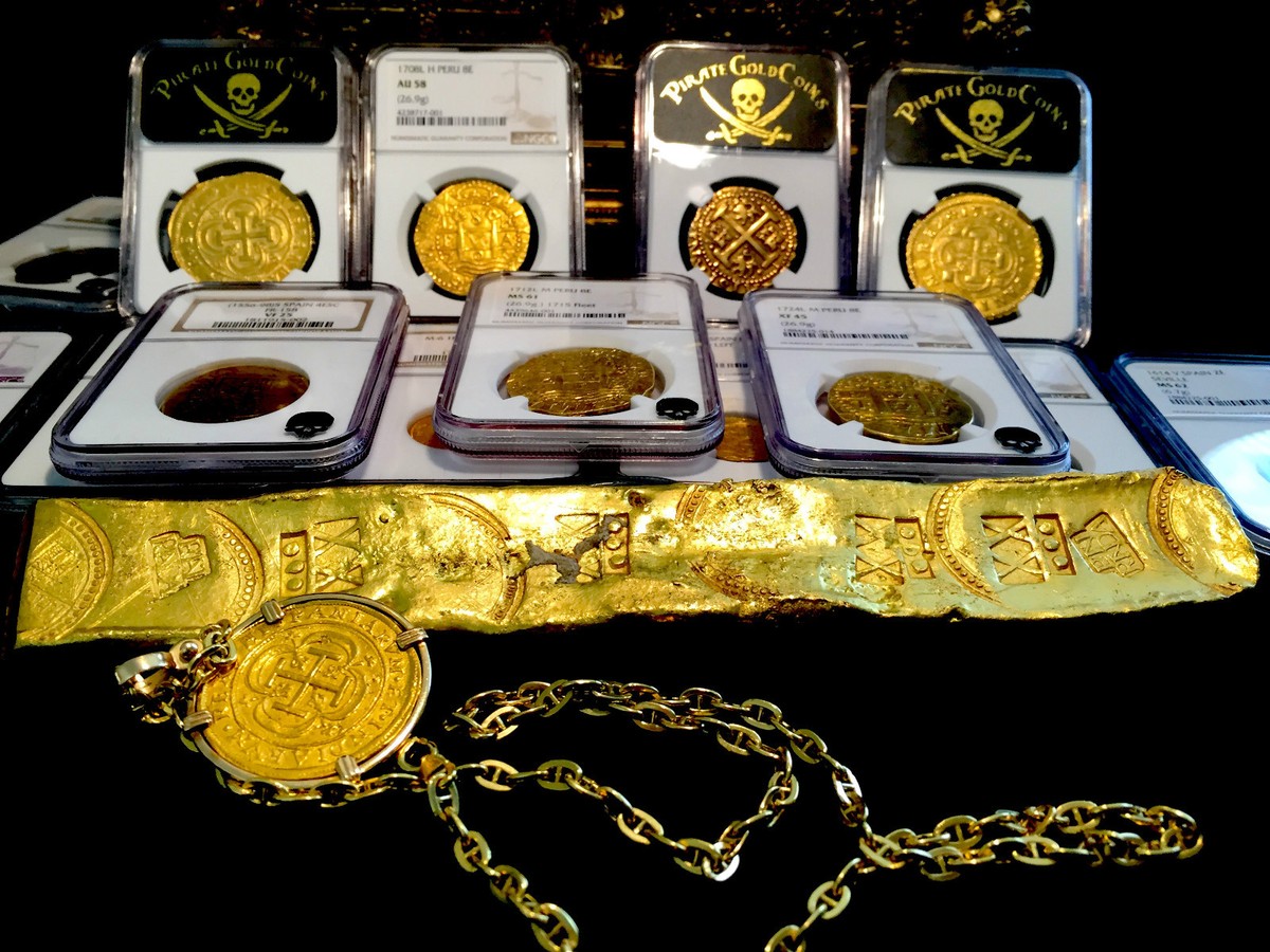 ATOCHA FLEET SHIPWRECK TREASURE GOLD BAR MEL FISHER COA MAGAZINE