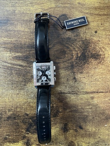 Raymond Weil - Tango Chronograph 4881 With Black Leather Strap and Clasp - Picture 4 of 6