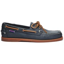 SEBAGO PORTLAND CRAZY H Shoes Navy Blue & Brown New
