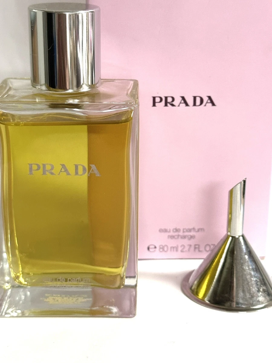 Prada For Women 2.7 Oz Eau de Parfum Refill Recharge W Funnel