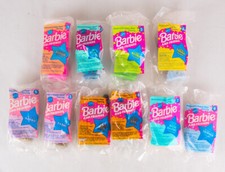 McDonalds Barbie Happy Meal Toys, New in Bags, Complete Set of 10, 1994, w Alt