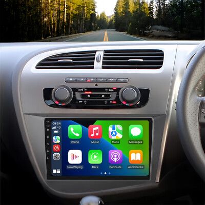 64G Android 15 Autoradio Stereo Carplay BT GPS Navi DSP Für Seat Leon 2005-2013