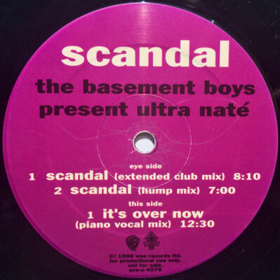 The Basement Boys Present Ultra Naté - Scandal (12'', Promo) (Near Mint (NM or M