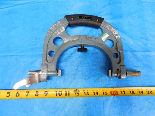 MITUTOYO NO. 201-155 DIAL SNAP GAGE 4" - 5" RANGE W/O INDICATOR 4.0 5.0