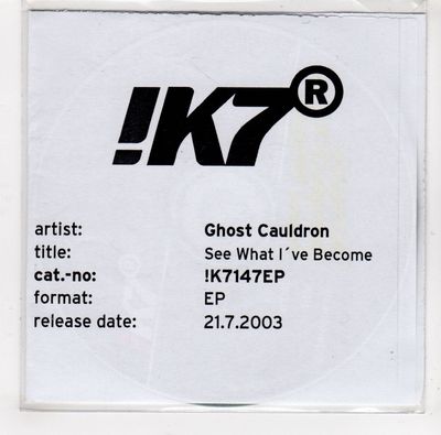 (GI915) Ghost Cauldron, See What I've Become - 2003 DJ CD