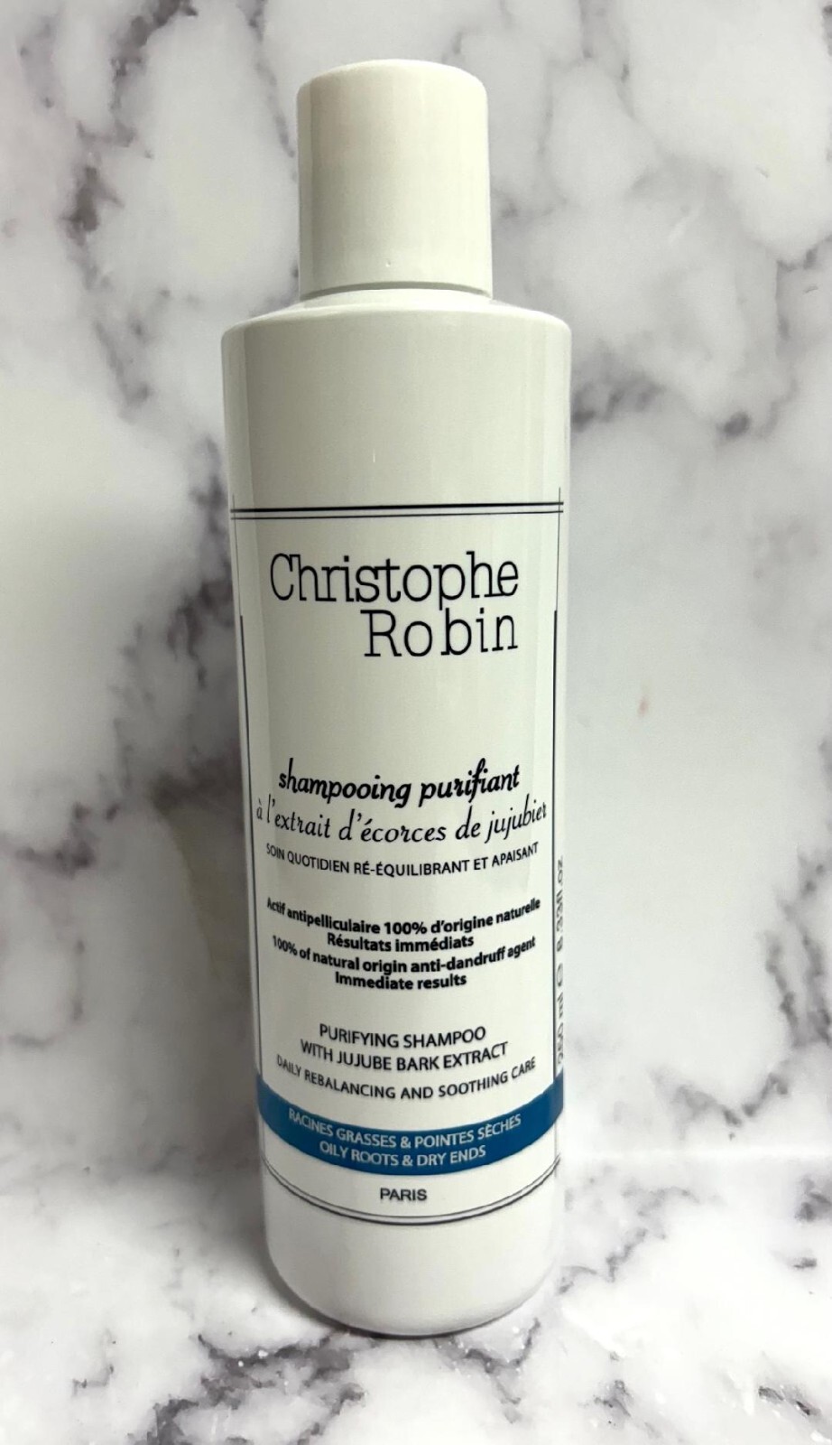 Christophe Robin PURIFYING Shampoo W/JUJUBE BARK EXTRACT 8.33 NWOB