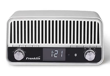 Franklin FR-1 AM/FM Table Radio with Stereo Speakers and Bluetooth Music Input
