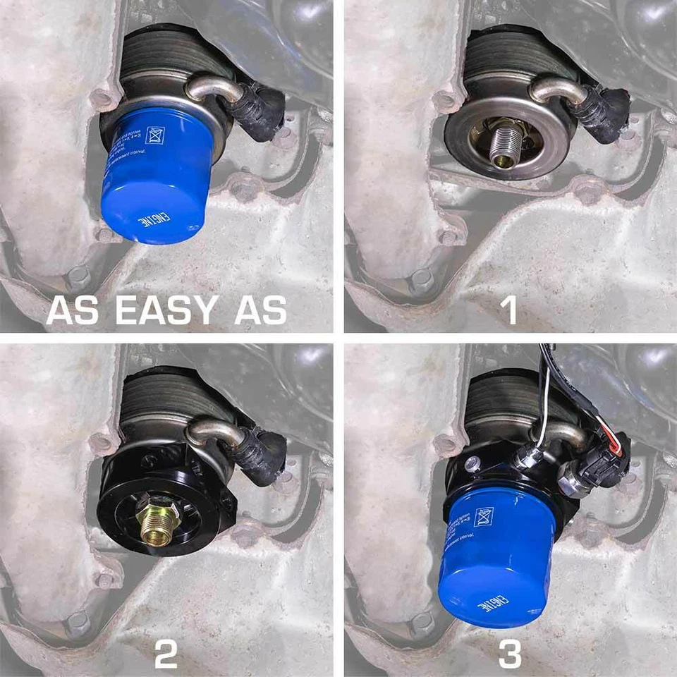 ADAPTADOR SÁNDWICH FILTRO ACEITE ALUMINIO GLOWSHIFT PARA TOYOTA MR2 SPYDER COROLLA Foto 3 de 4