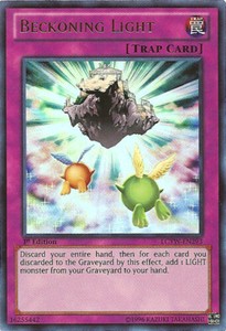 Beckoning Light - LCYW-EN293 - Ultra Rare - 1st Edition x3 - Lightly Played