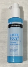 Neutrogena Hydro Boost Soothing Milk Facial Cleanser with Hyaluronic Acid 7.8oz