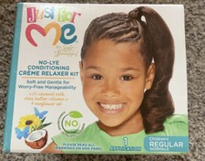 Just For Me No-Lye Conditioning Creme Relaxer Kit For Fine Medium Texture Hair