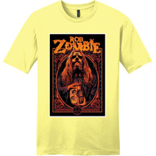 NEW Art Society METAL ICON CONCERT VOL. 1 Tee Shirt YELLOW SM-4XLRGE MADE IN USA