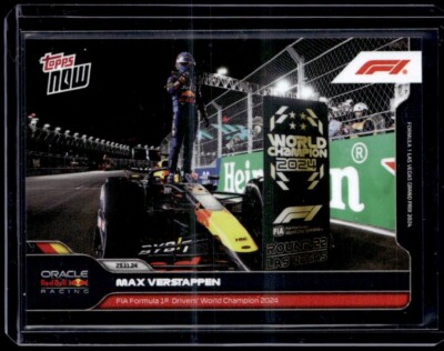 2024 Topps Now Formula 1 F1 #071 Max Verstappen World Championship