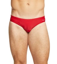 NWT Men's Euro Spandex Racing Swim Suit - Red Green Royal Navy Black 32-40