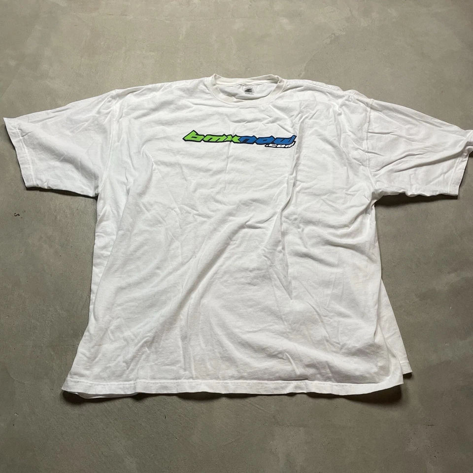 Camiseta vintage BMX Now 90s GT para hombre 4XL Poor Boy bmxnow.com Y2K Foto 2 de 4