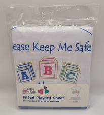 Cribs for Kids - ABC - Fitted Playard Sheet - fits 27" x 39" Mattress NEW