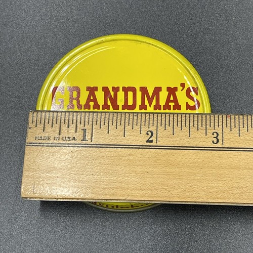 Vintage 1970s Grandma’s Molasses LID ONLY for Glass Jar Unsulphured - Picture 3 of 3