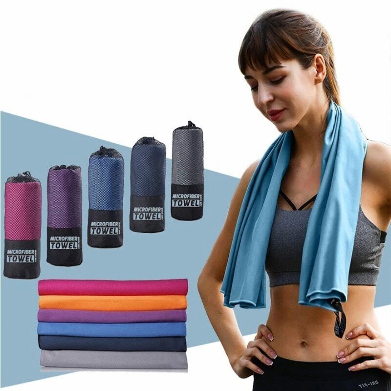 Microfiber Towels for Sport Fast Drying Super Absorbent Camping Towel Ultra Soft - Image 2 of 4