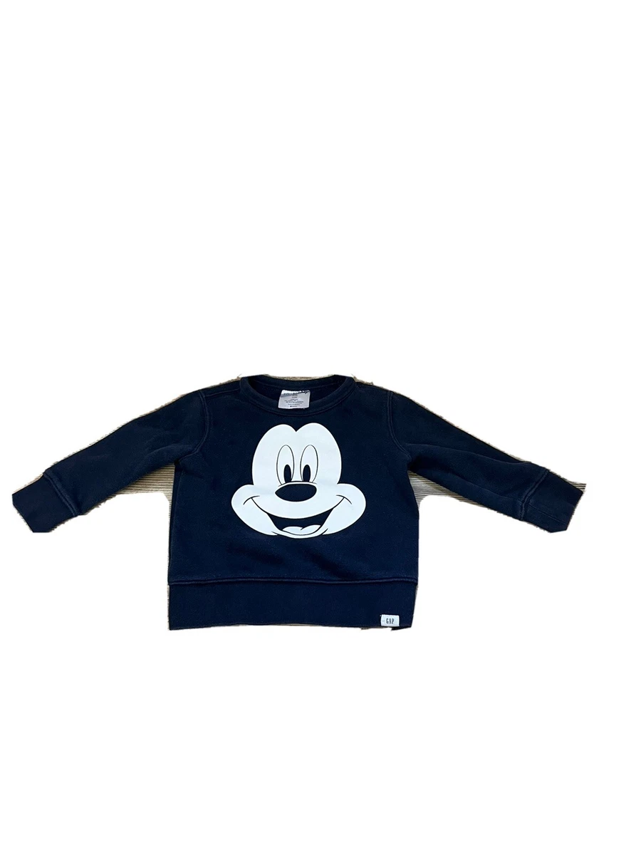 Baby Gap Disney Mickey Mouse Black Sweat Shirt 18-24M