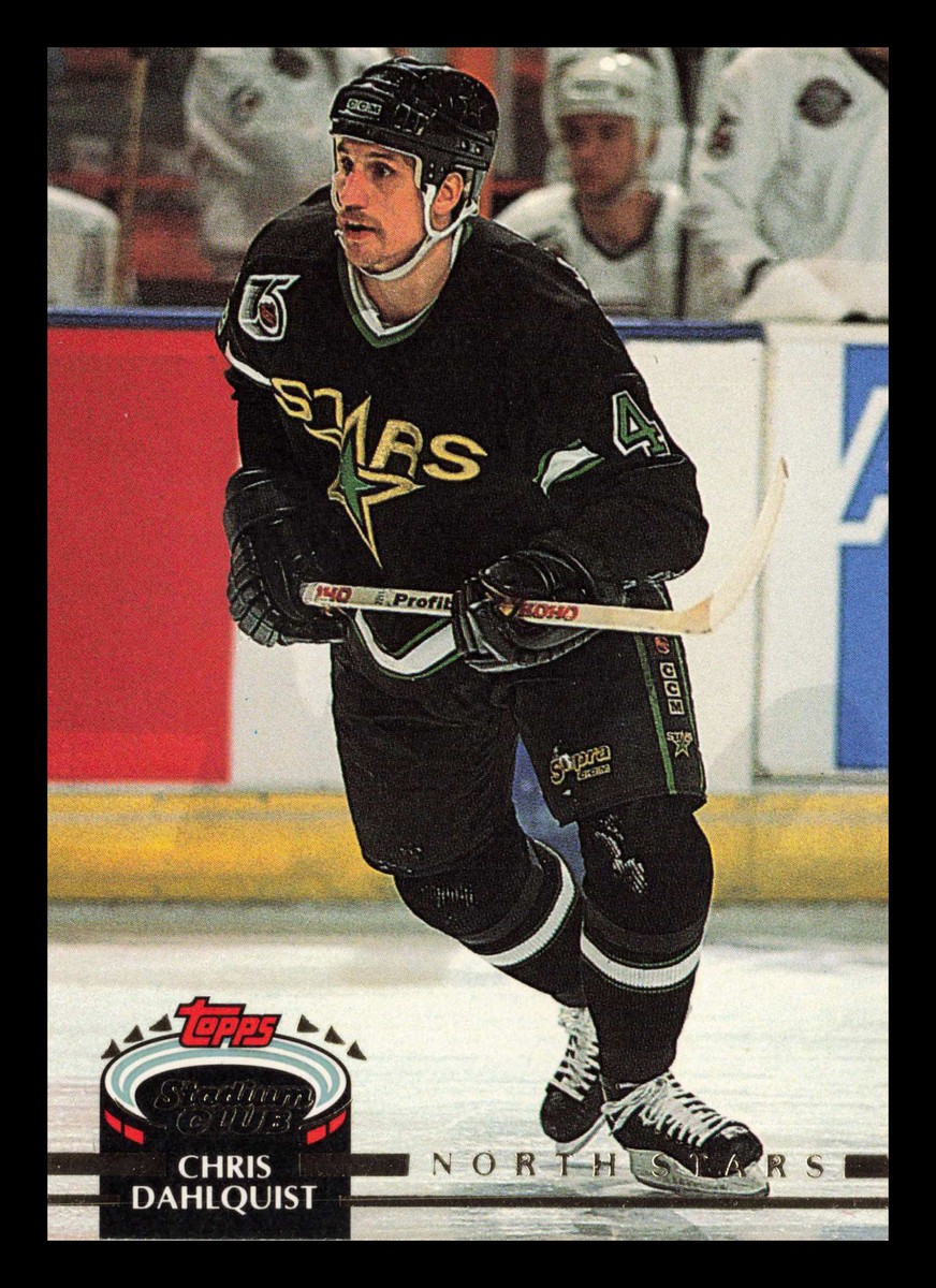 Chris Dahlquist #57 1992-93 Stadium Club Minnesota North Stars Hockey