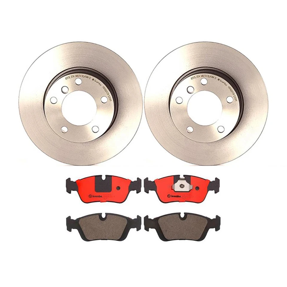 Se adapta a pastillas de freno y rotores delanteros de cerámica Brembo 1996 1997 1998 BMW Z3 Foto 2 de 4