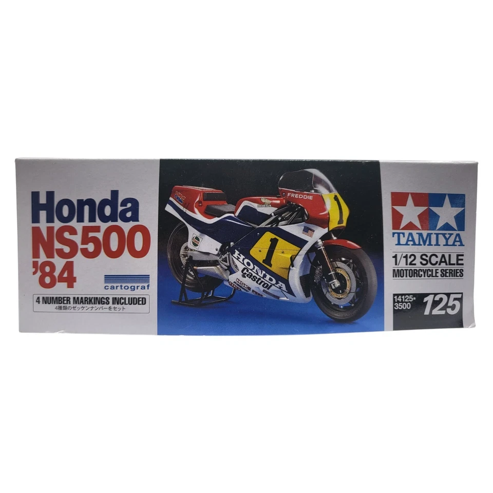 TAMIYA Honda NS500  ´84 14125 Modellbausatz 1:12 Motorrad NEU OVP 2013 - Bild 4 von 4
