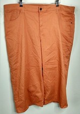 Ava  Viv Womens Plus 26W R Wide Leg Cropped High Rise Coral Pants NWT