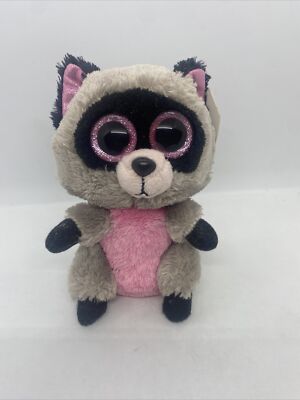 NM* Ty Beanie Boos - ROCCO the Raccoon (6 Inch) NMWMT - Stuffed Animal ...