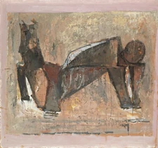 Marino Marini Art Poster or Canvas Print "IL GUERRIERO (THE WARRIOR)"