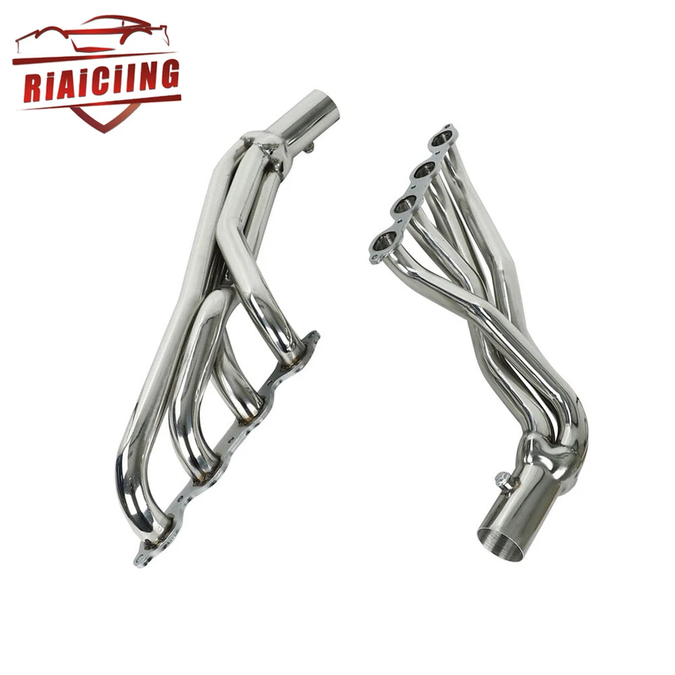 Kit de cabezal de acero inoxidable y tubo en Y para Chevy/GMC Silverado Sierra 1500 14-17 5,3 6,2 L Foto 2 de 4