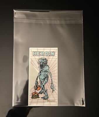 Heroin Skateboards Sticker (Pancakes) Skateboarding Decal