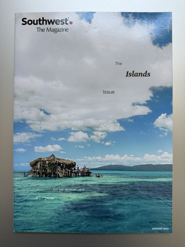 SOUTHWEST AIRLINES The Magazine August 2016 - The Islands Issue - Columbus - Jax