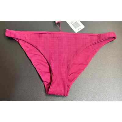 L*Space NWT Camacho Ribbed Bikini Bottom Cabernet Size Small MSRP $79