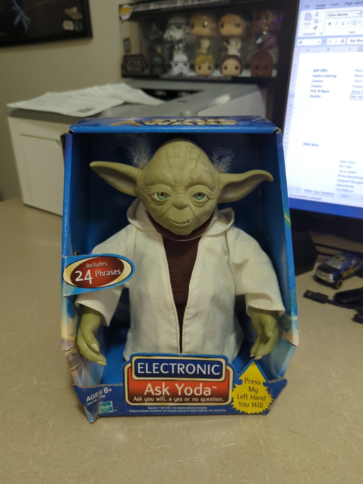Hasbro Star Wars Electronic Ask Yoda. Still Works! eBay