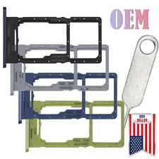 OEM SIM Tray MicroSD Card Holder Slot + Pin For Samsung Galaxy A25 4G 5G A256