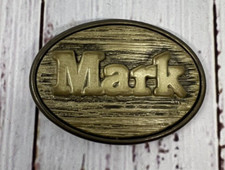 Oden Belt Buckle "Mark" Made in USA Brass Tone Small