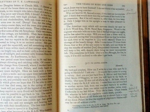 The Letters of T E Lawrence - Third Impression Hardback 1938 - Imagen 7 de 10